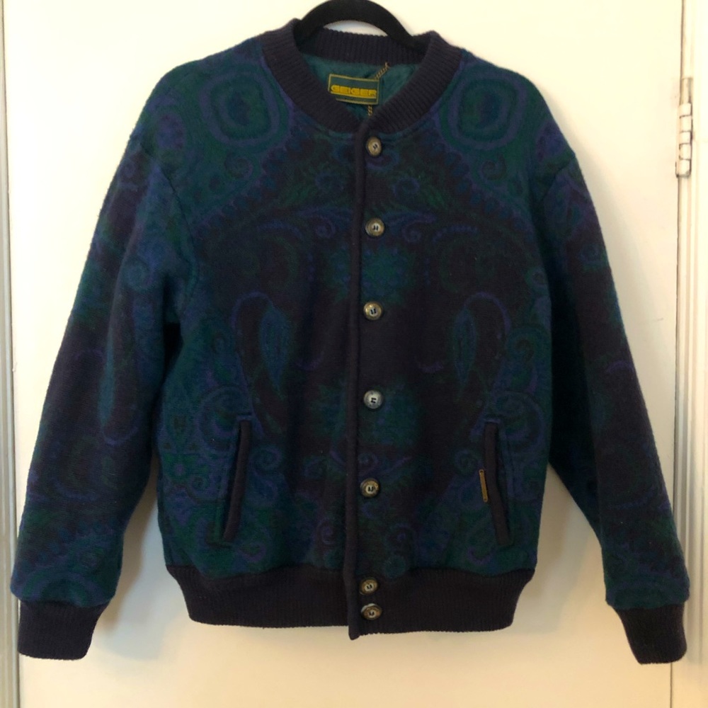 Women’s Vintage Geiger of Austria Boiled Wool Jacket with lining size 54
